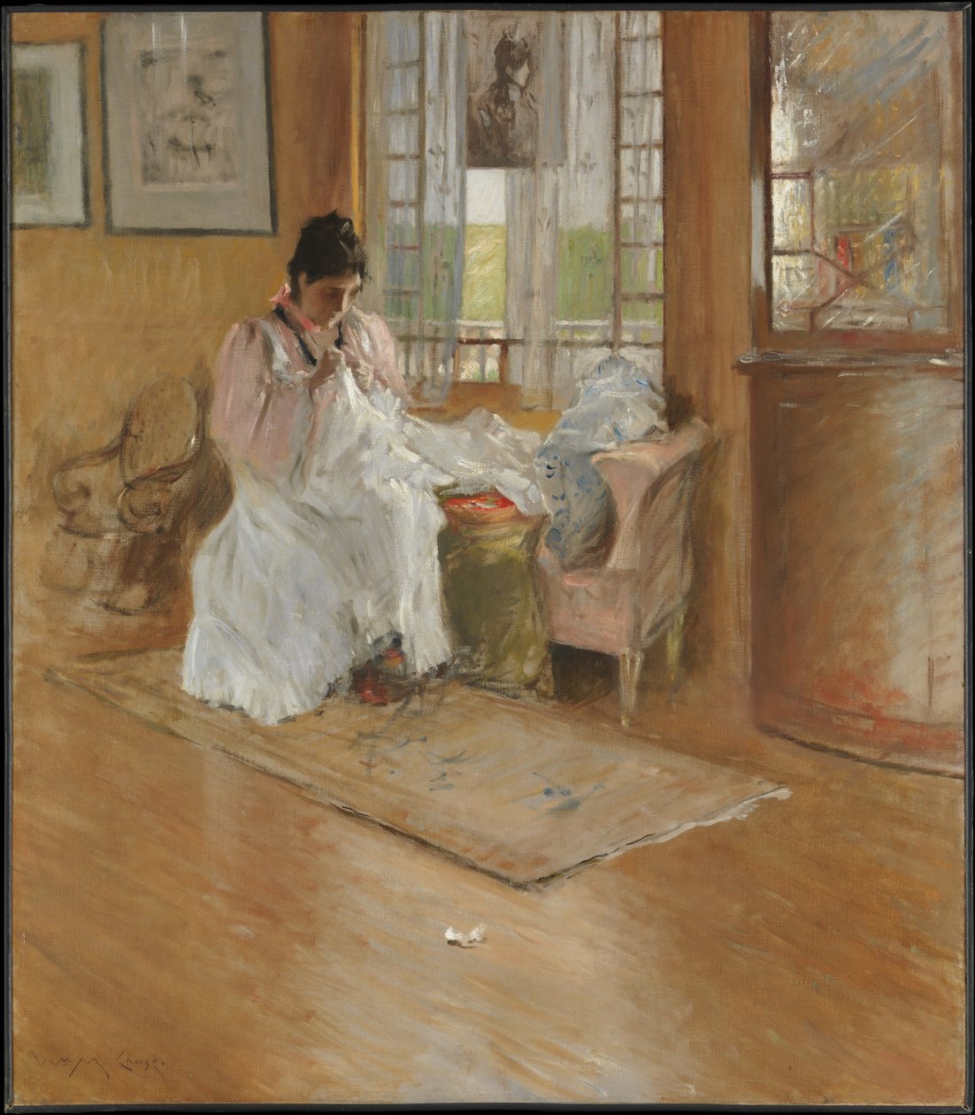 Para o pequenino de William Merritt Chase