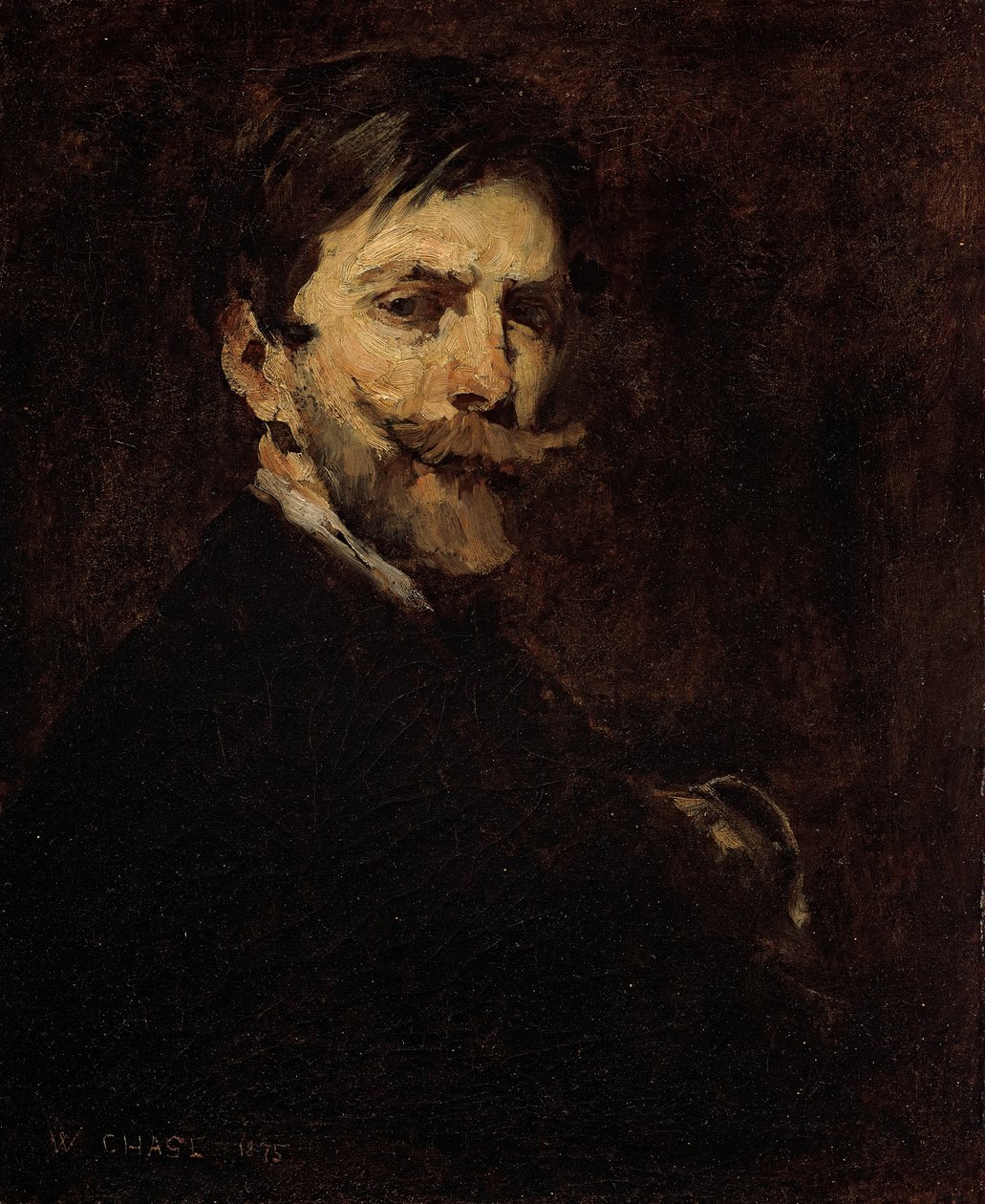 Alemão: Self-portrait de William Merritt Chase