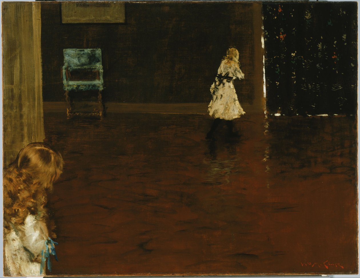 Jogo das escondidas de William Merritt Chase