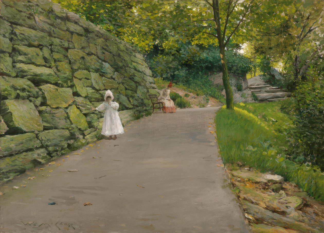 No Parque de William Merritt Chase