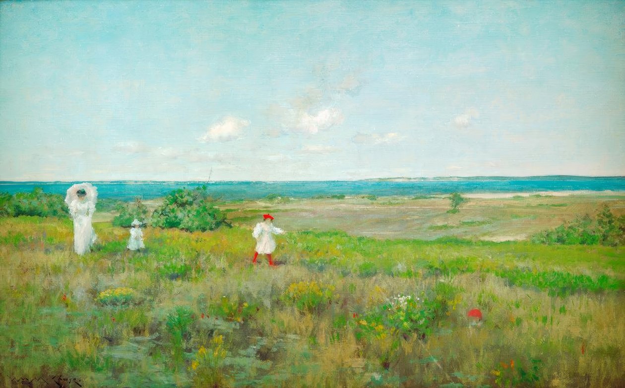 Perto da praia, Shinnecock de William Merritt Chase