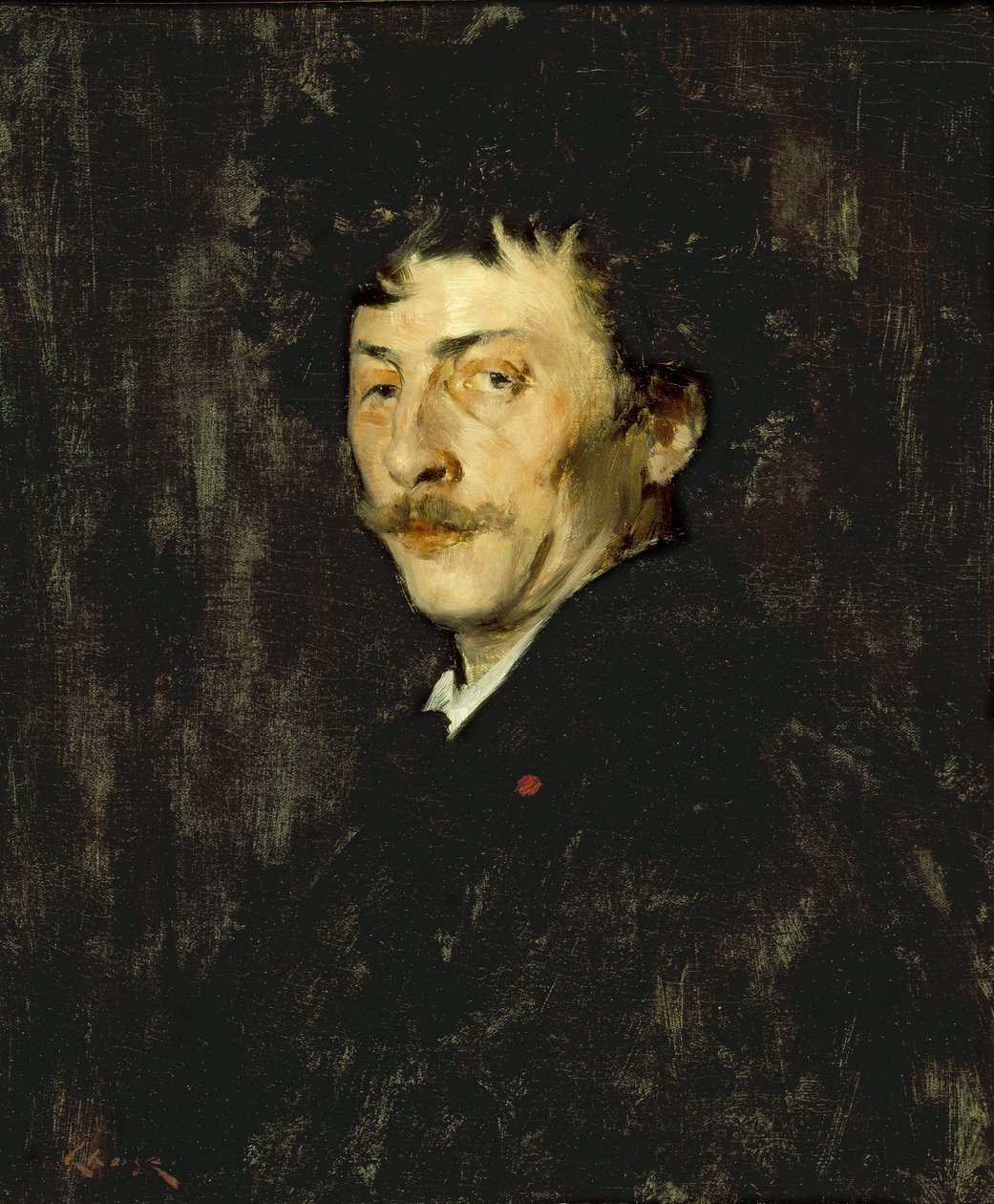 Pablo de Sarasate: Retrato de um violinista, c.1875 de William Merritt Chase