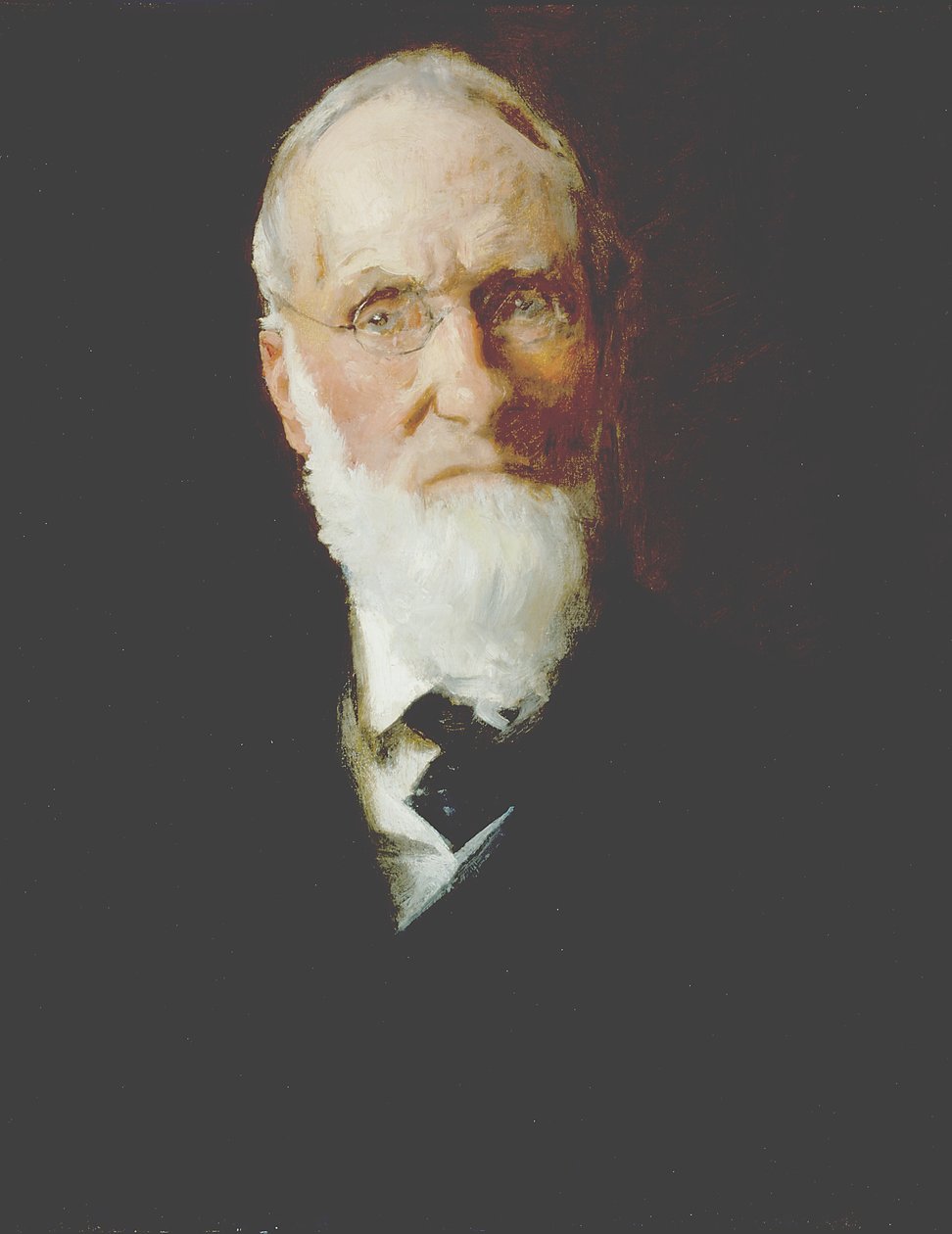 Retrato de Meu Pai, David H. Chase (óleo sobre tela) de William Merritt Chase