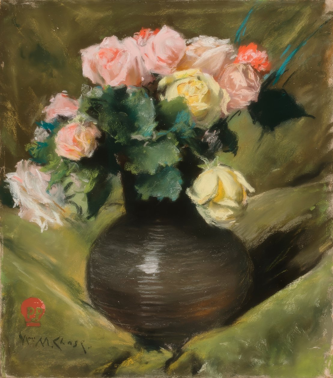 Rosas de William Merritt Chase