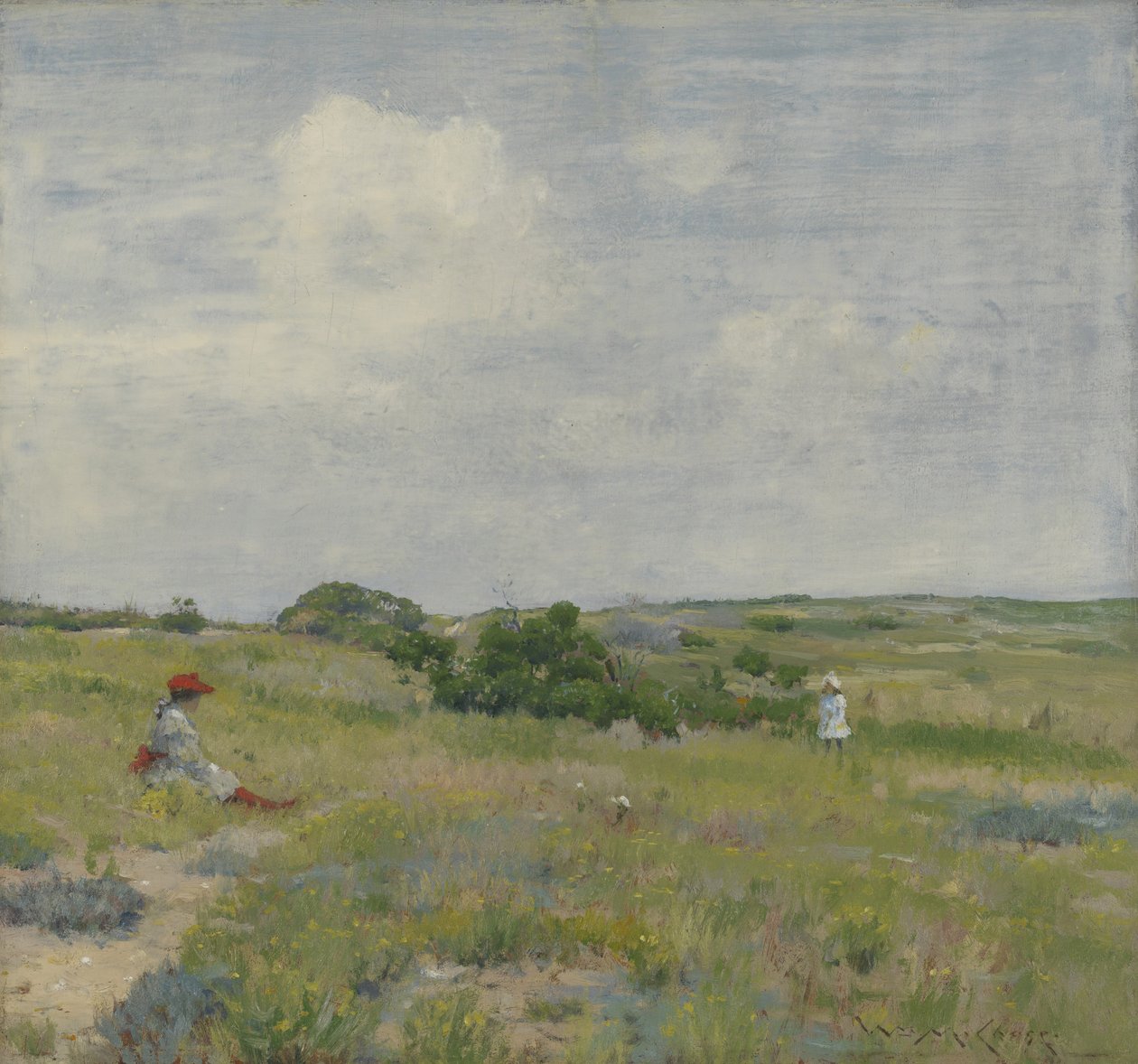 Colinas de Shinnecock, c.1895 de William Merritt Chase