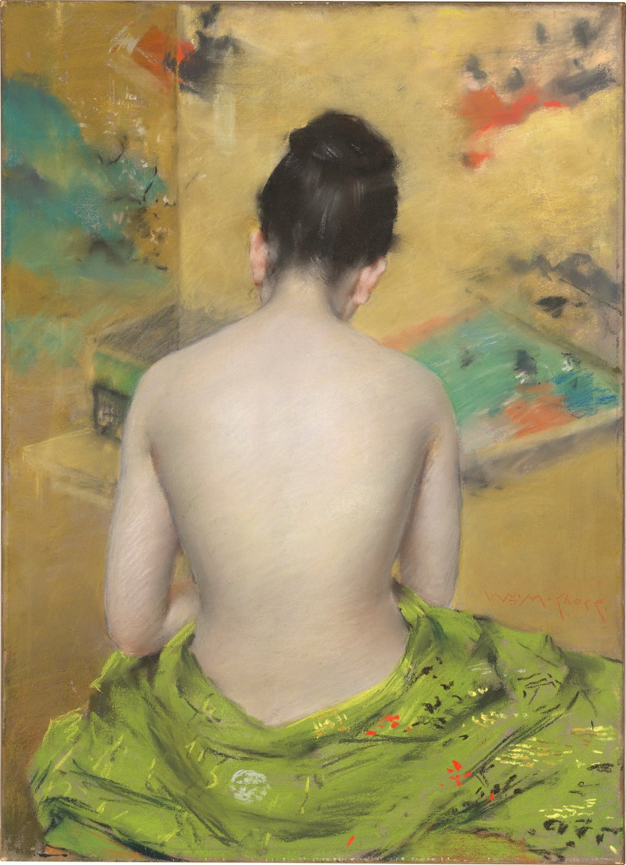 Estudo da cor da carne e do ouro de William Merritt Chase