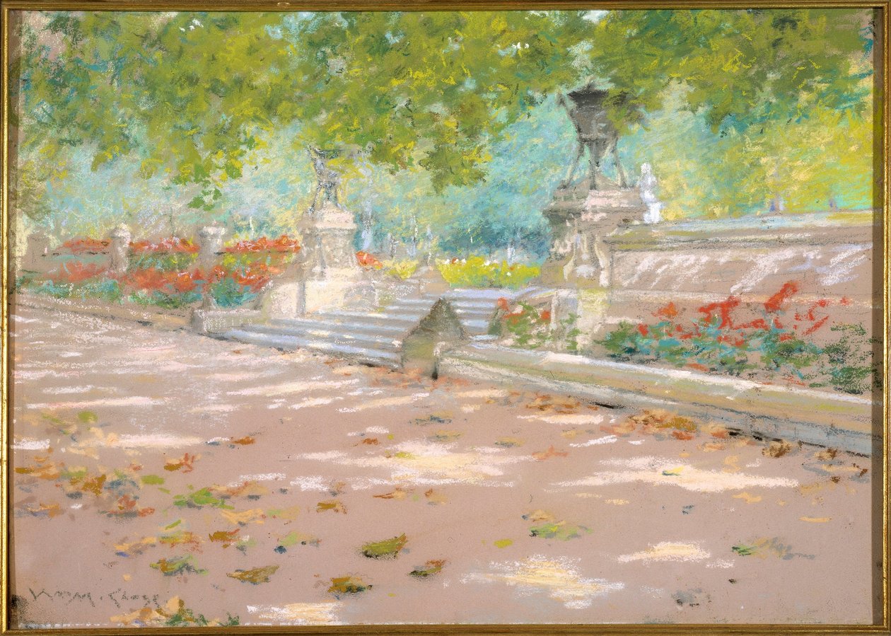 Terraço, Prospect Park de William Merritt Chase
