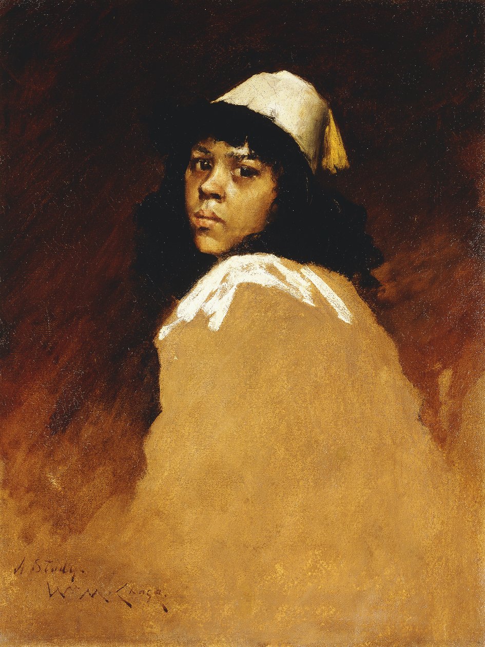 A menina marroquina, c.1886 de William Merritt Chase
