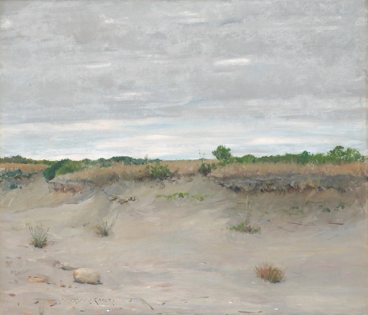 Areias varridas pelo vento de William Merritt Chase
