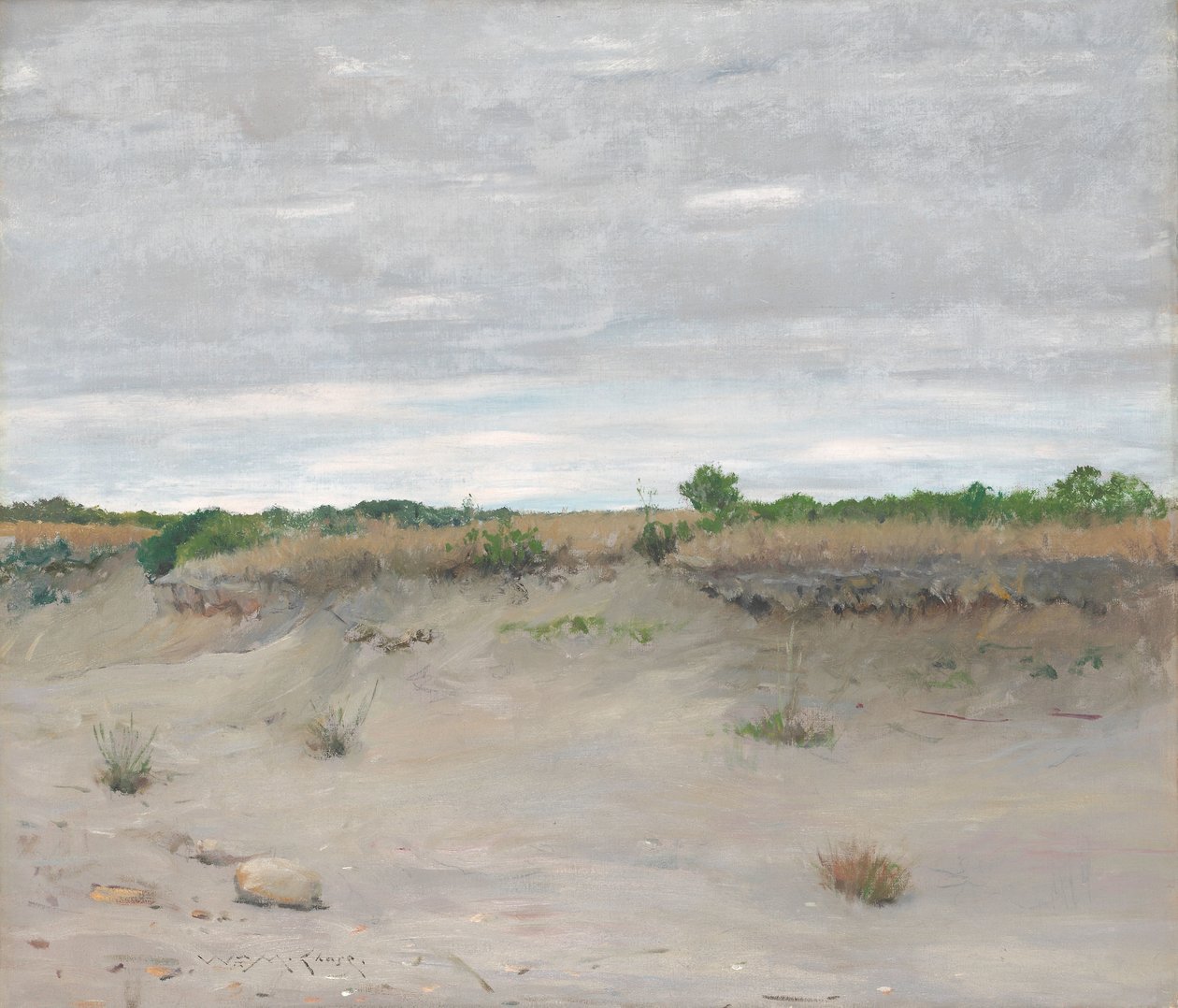 Areias Varridas pelo Vento de William Merritt Chase