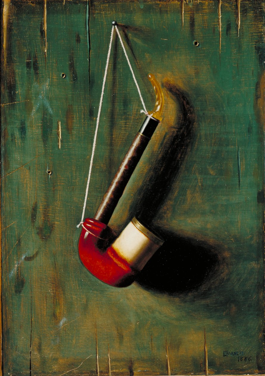 Cachimbo Meerschaum, 1886 de William Michael Harnett