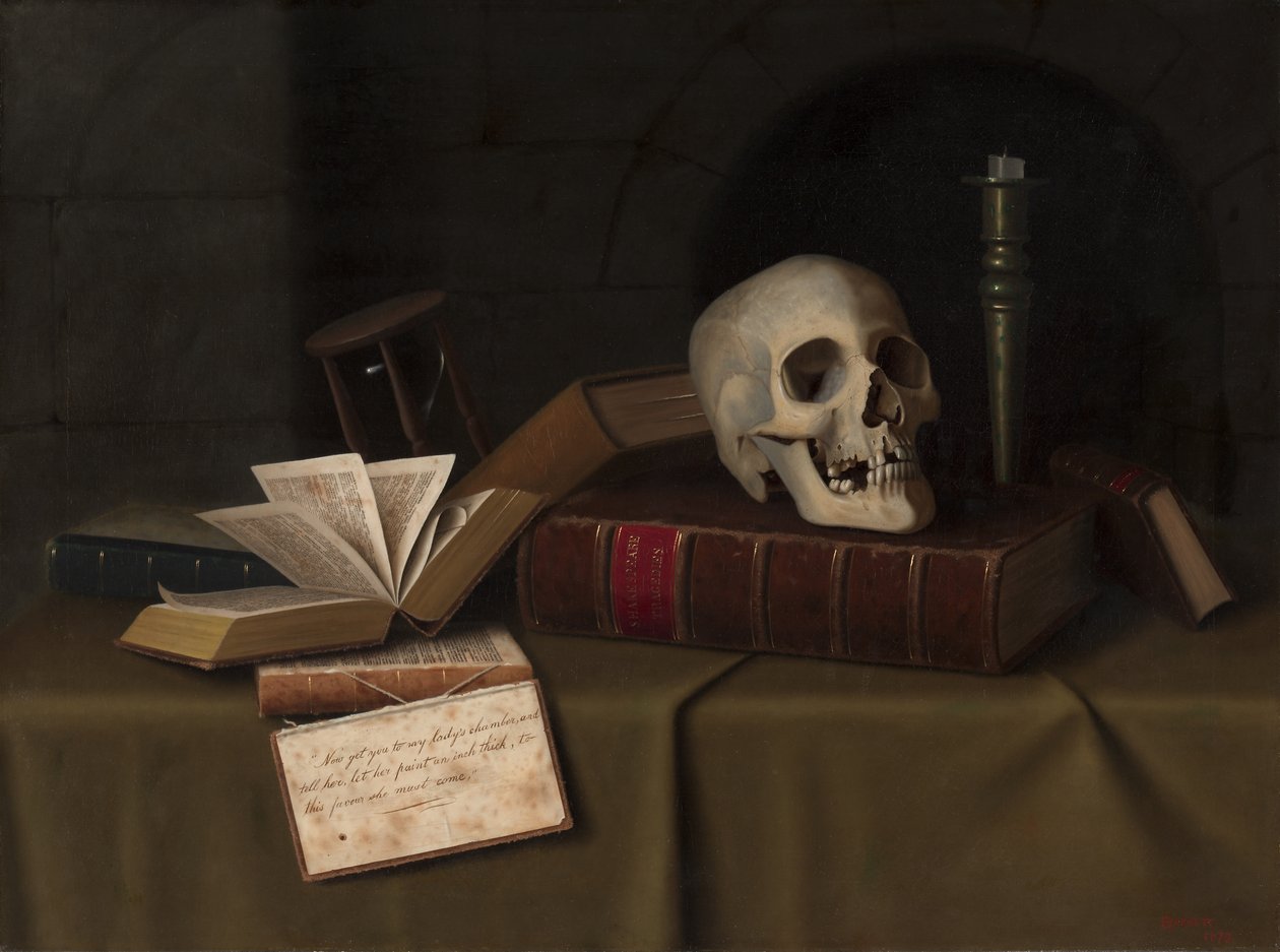 Memento Mori, "Para este favor" de William Michael Harnett