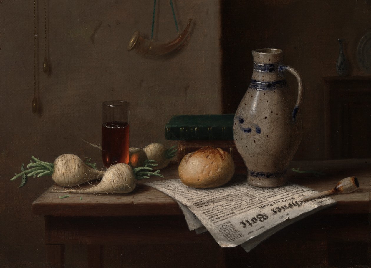 Munchener Bote de William Michael Harnett