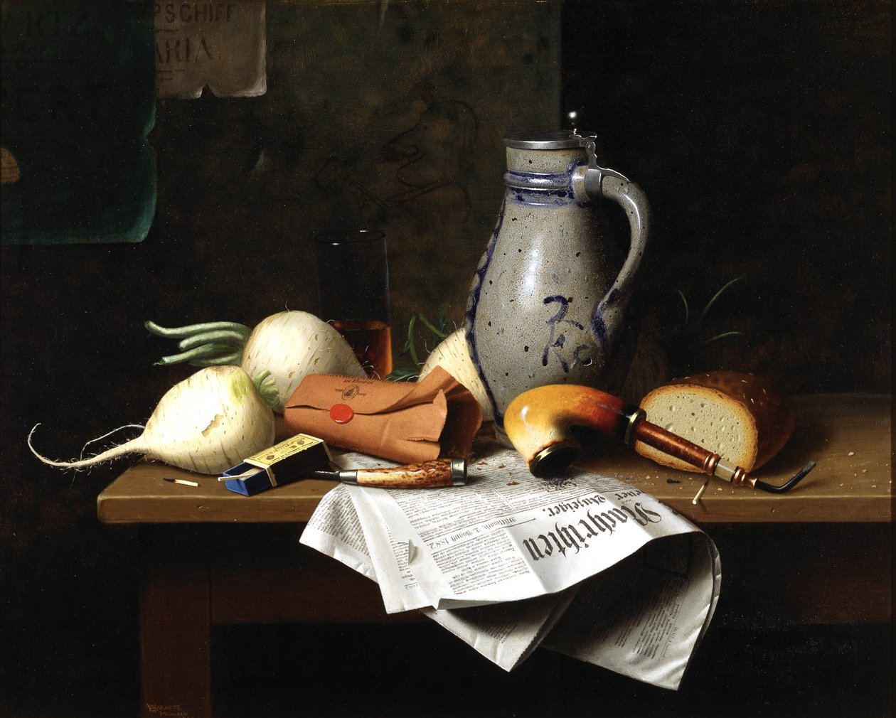 Munich Still Life de William Michael Harnett