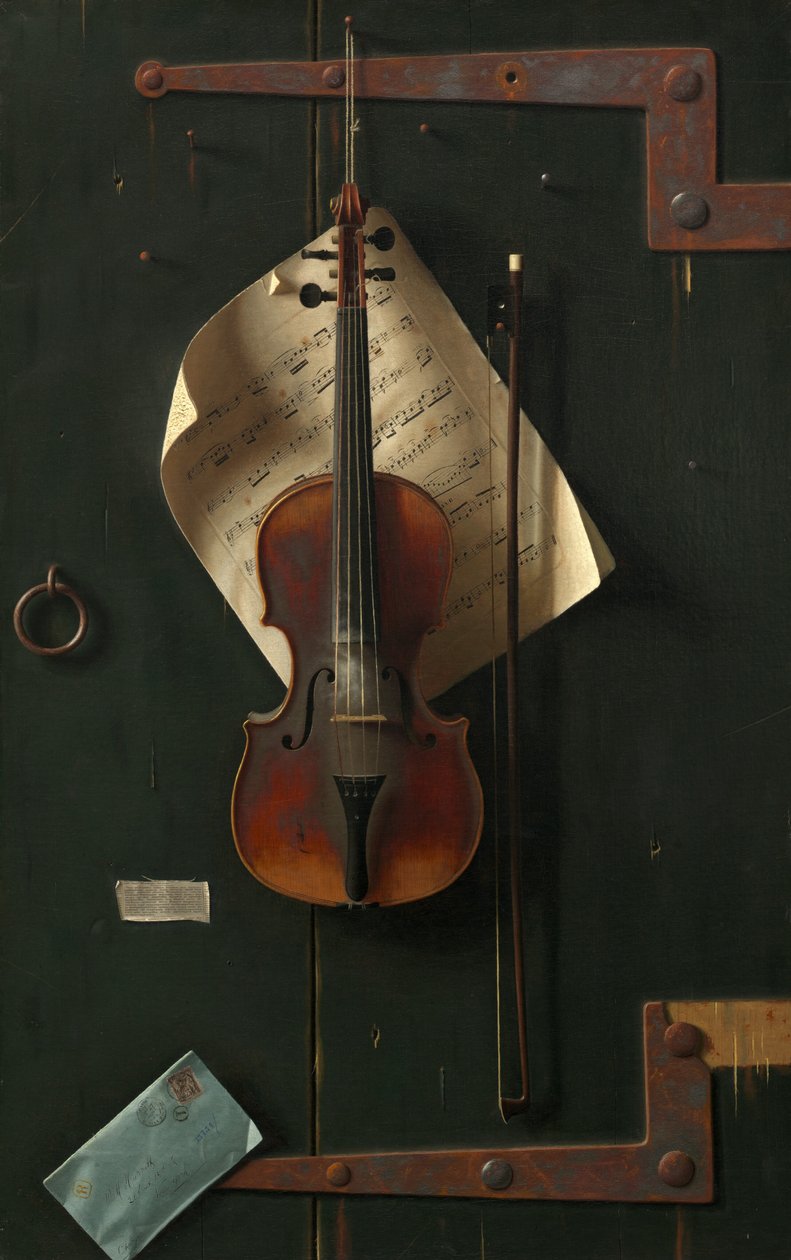 O velho violino de William Michael Harnett