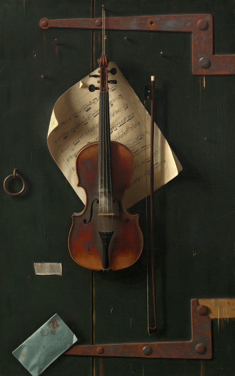 The Old Violin, 1886. de William Michael Harnett