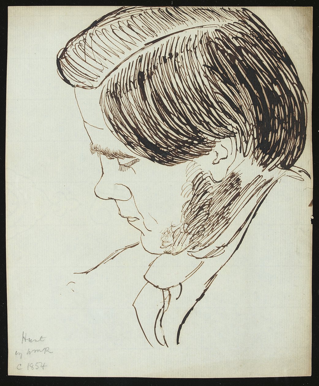 Retrato de William Holman Hunt, 1854 de William Michael Rossetti