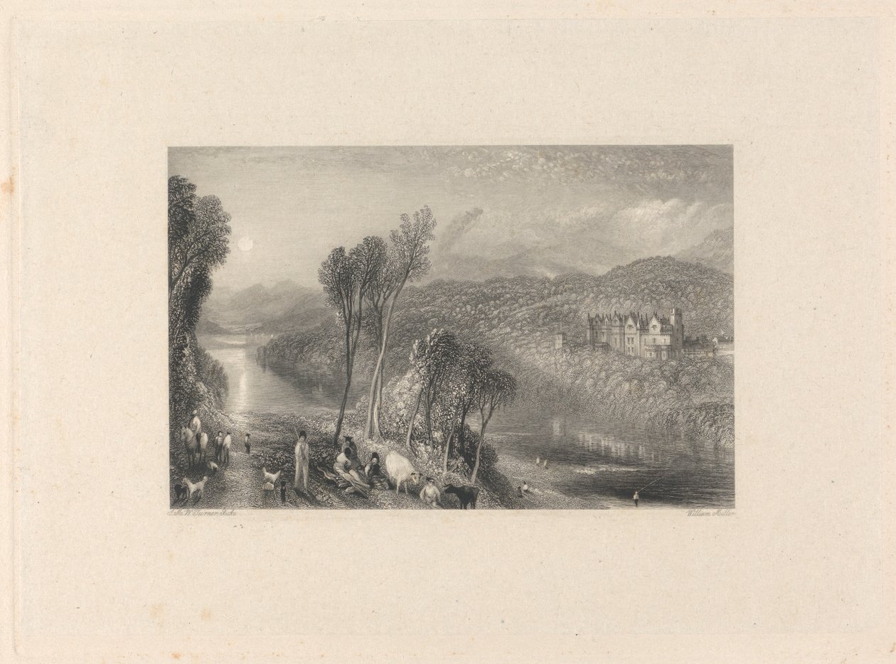Abbotsford do Northern Bank of the Tweed de William Miller