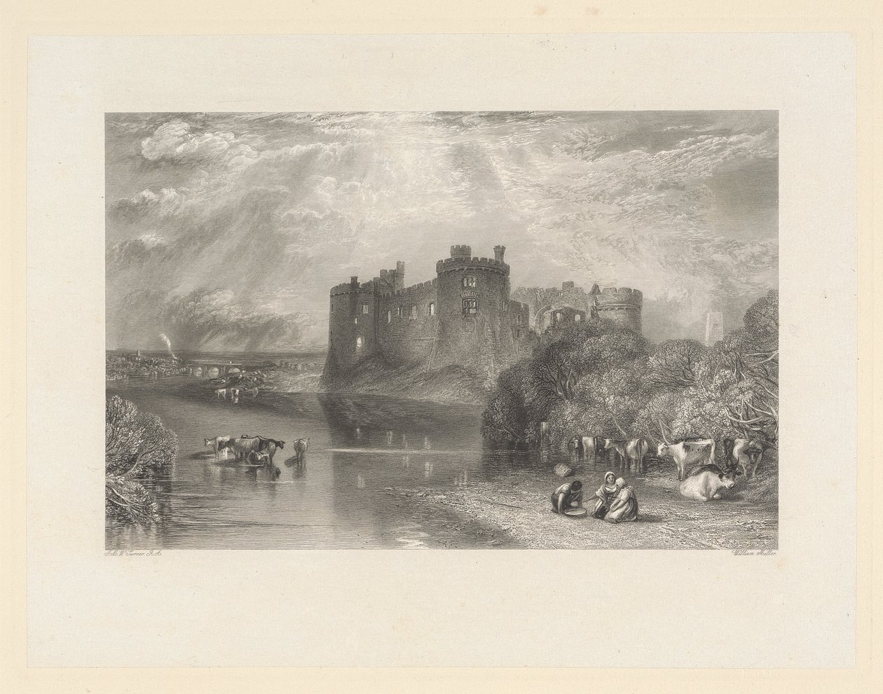 Castelo de Carew, Pembroke de William Miller