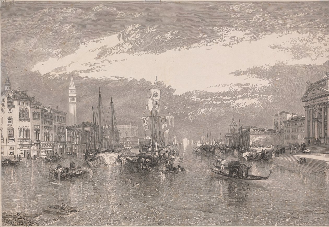 O Grande Canal, Veneza de William Miller
