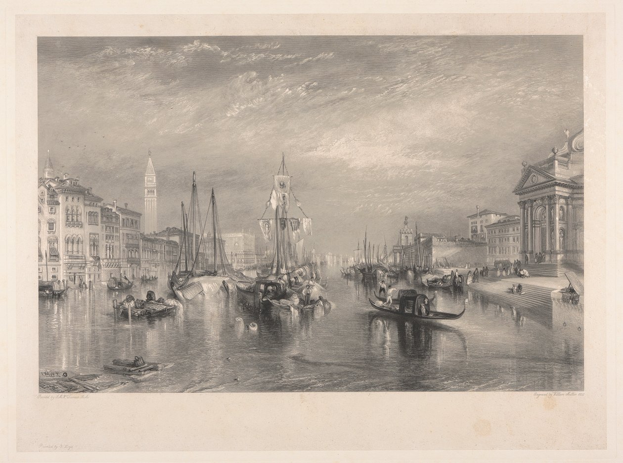 O Grande Canal, Veneza de William Miller