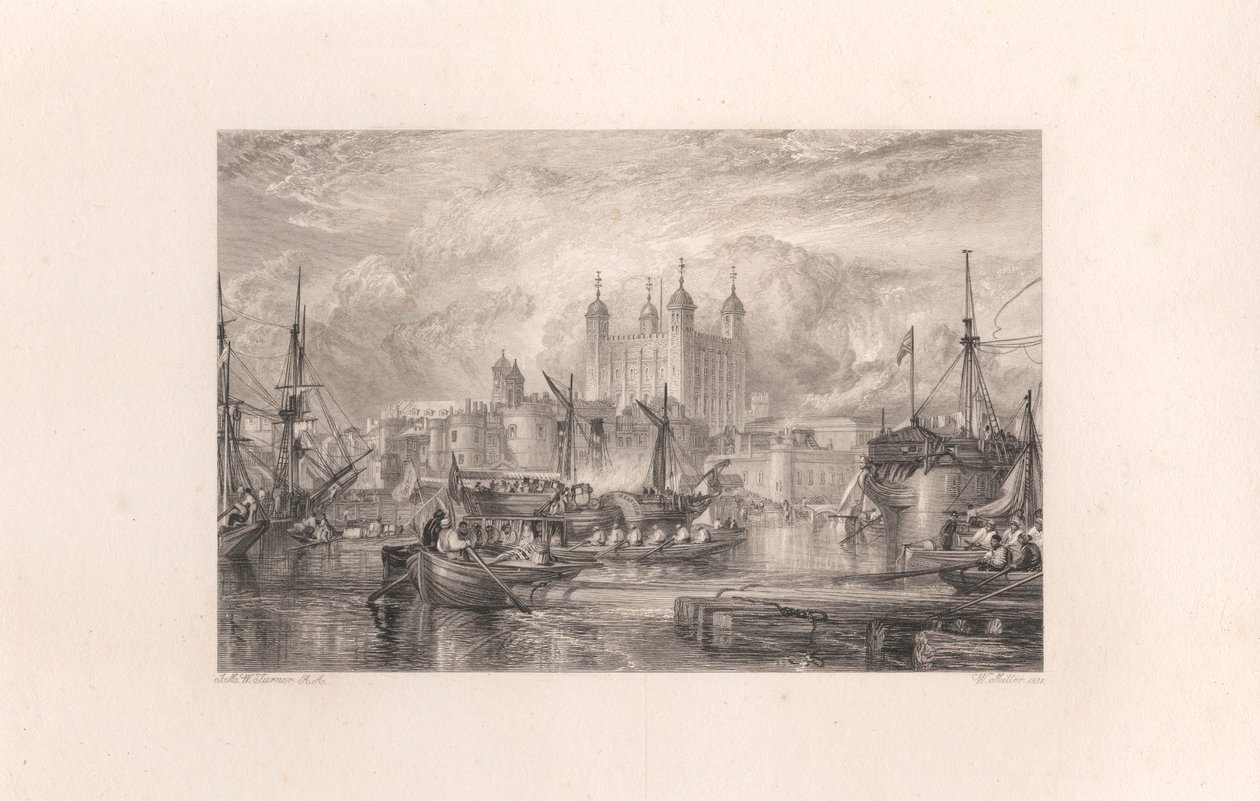 A Torre de Londres de William Miller