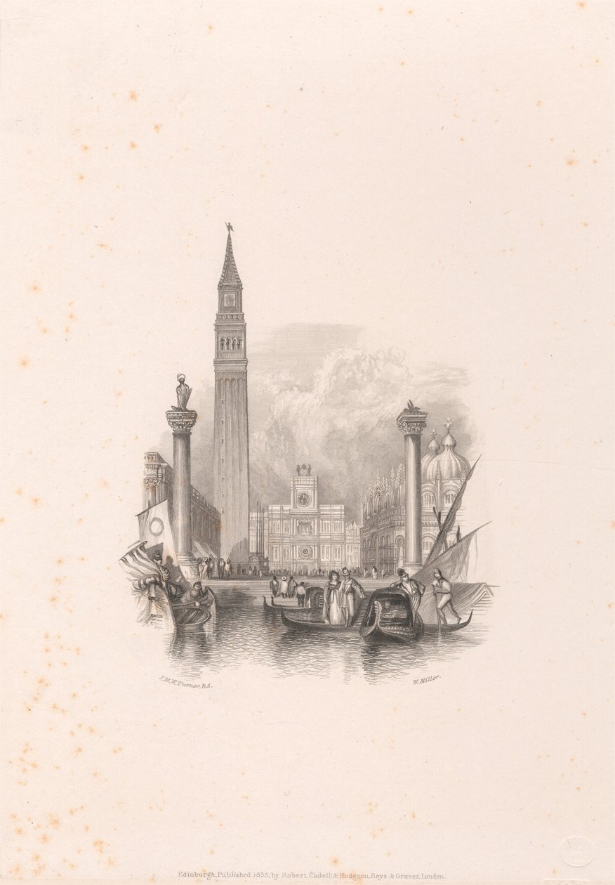 Veneza - O Campanário de William Miller