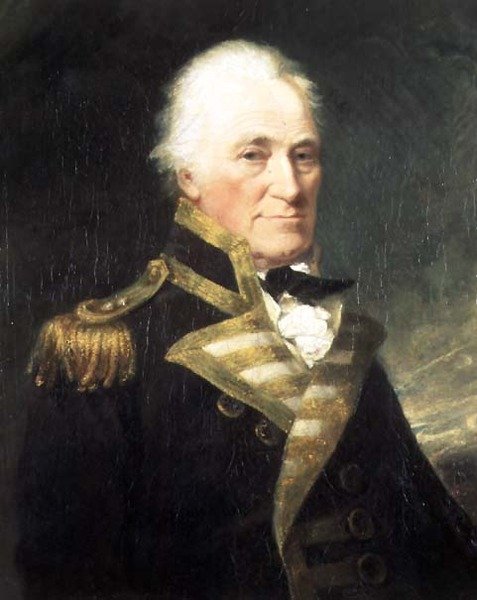 Retrato do Vice-Almirante John Hunter de William Mineard Bennett