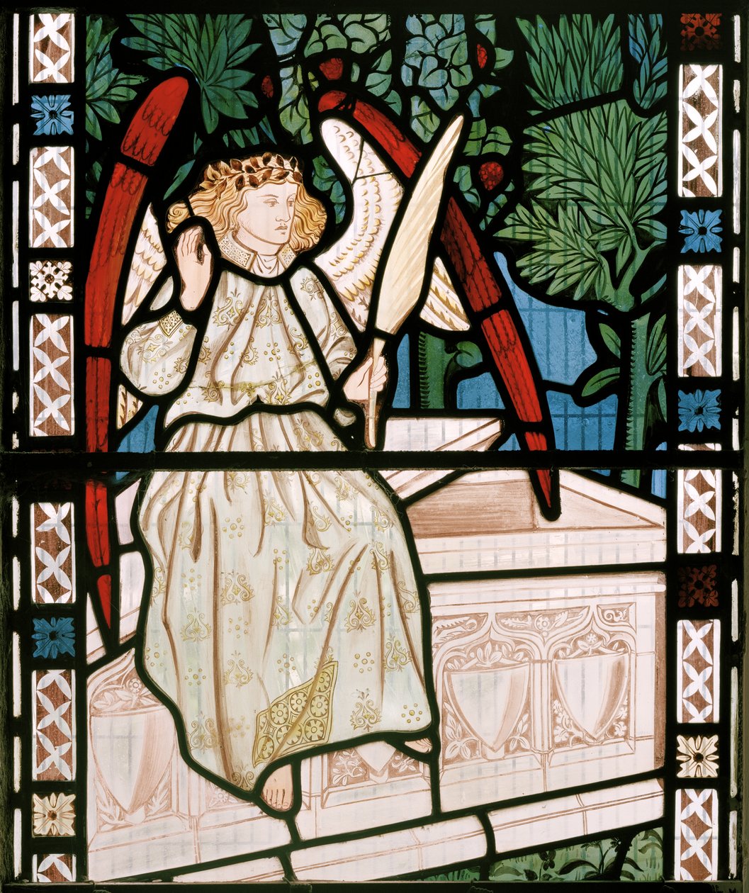 Anjo, 1862 (vitral) de William Morris