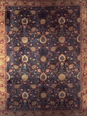 Design para um Rug (têxtil) de William Morris