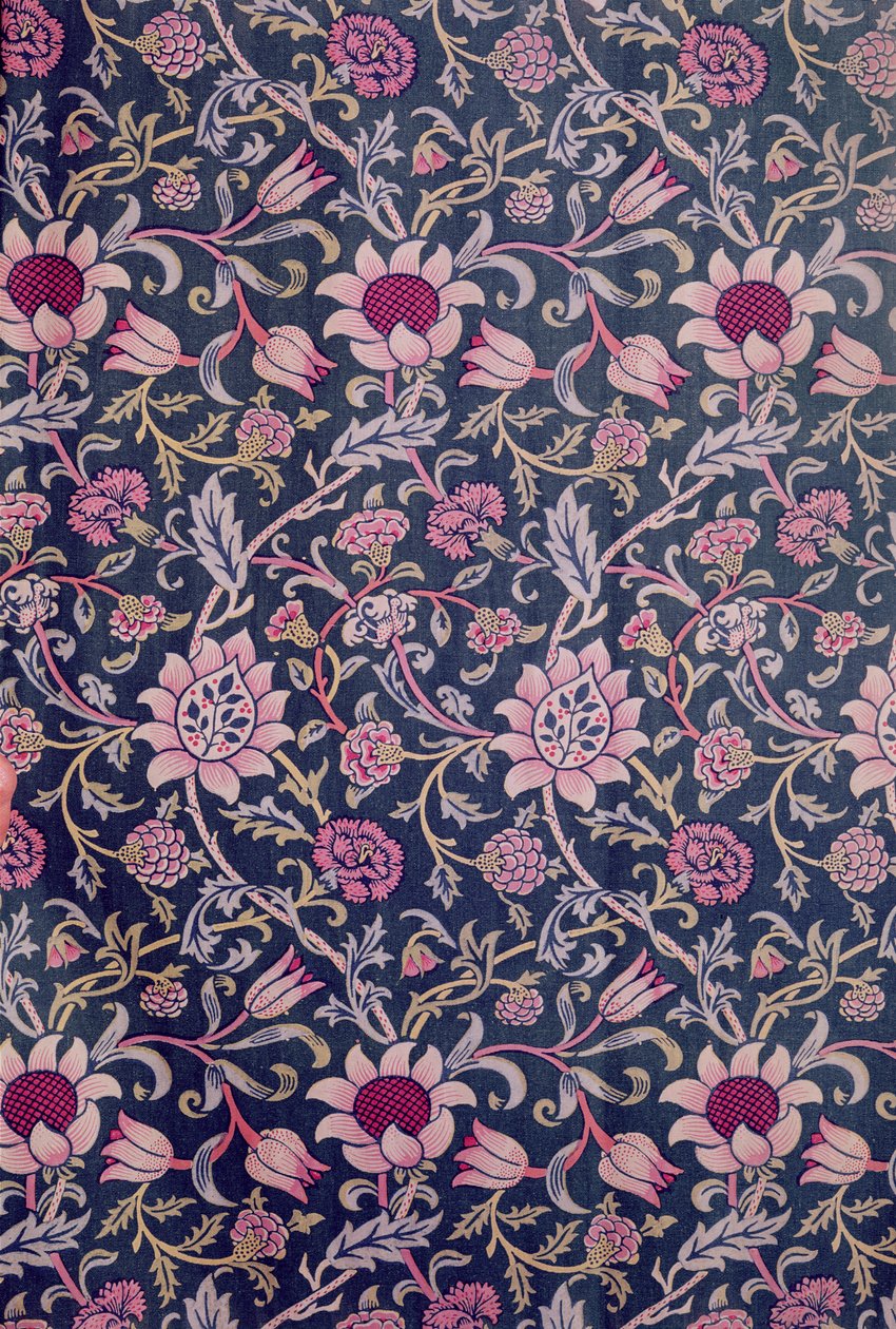 Tecido &39;Evenlode&39;, de Hammersmith Terrace, 1883 de William Morris
