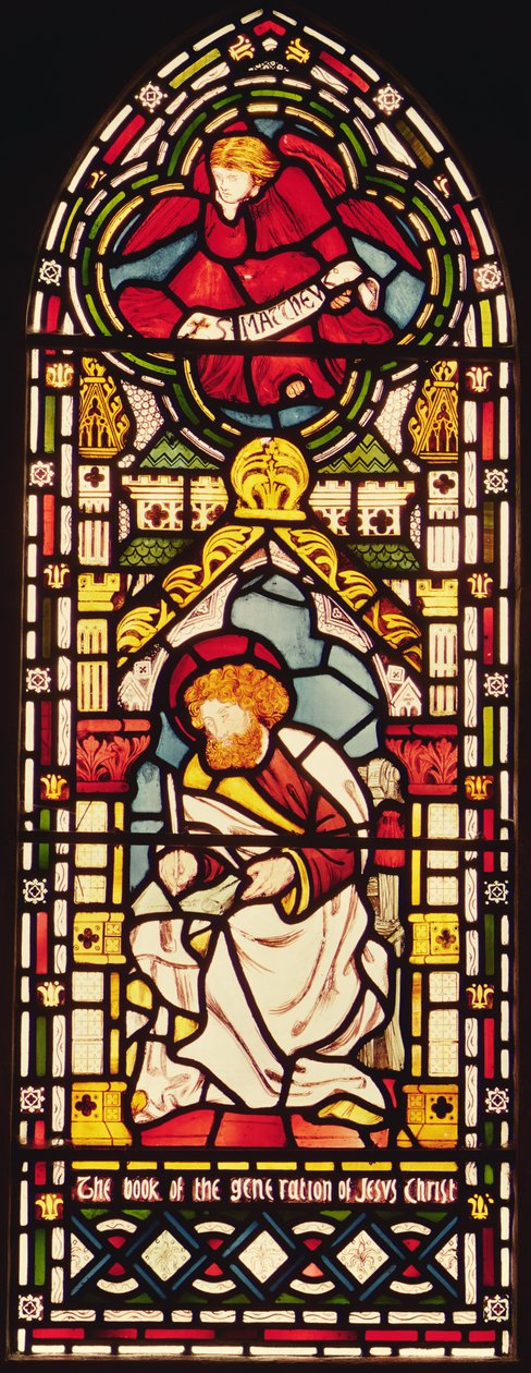 São Mateus, c.1870 vitrais de William Morris
