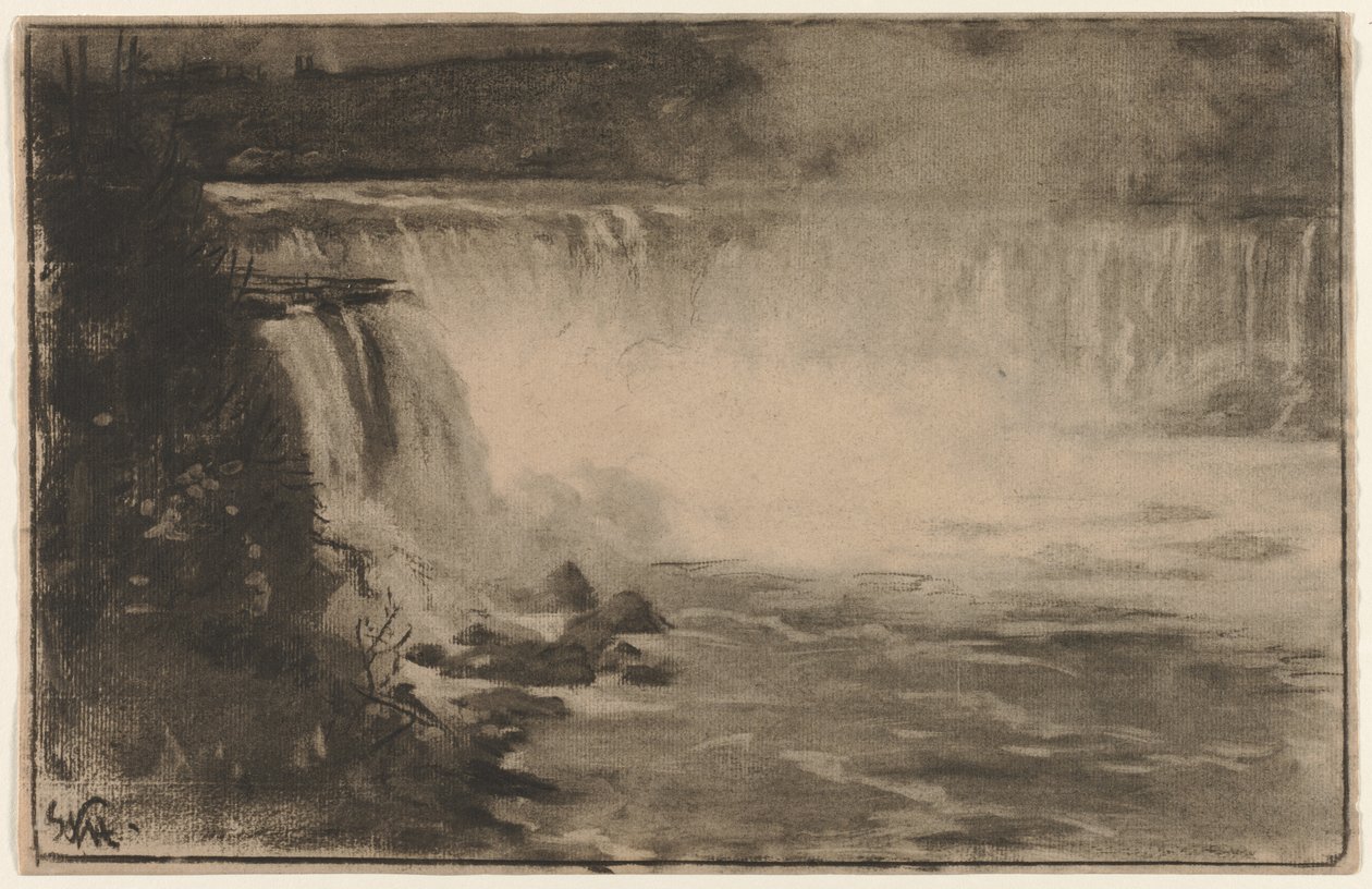 Cataratas do Niágara, 1878. de William Morris Hunt