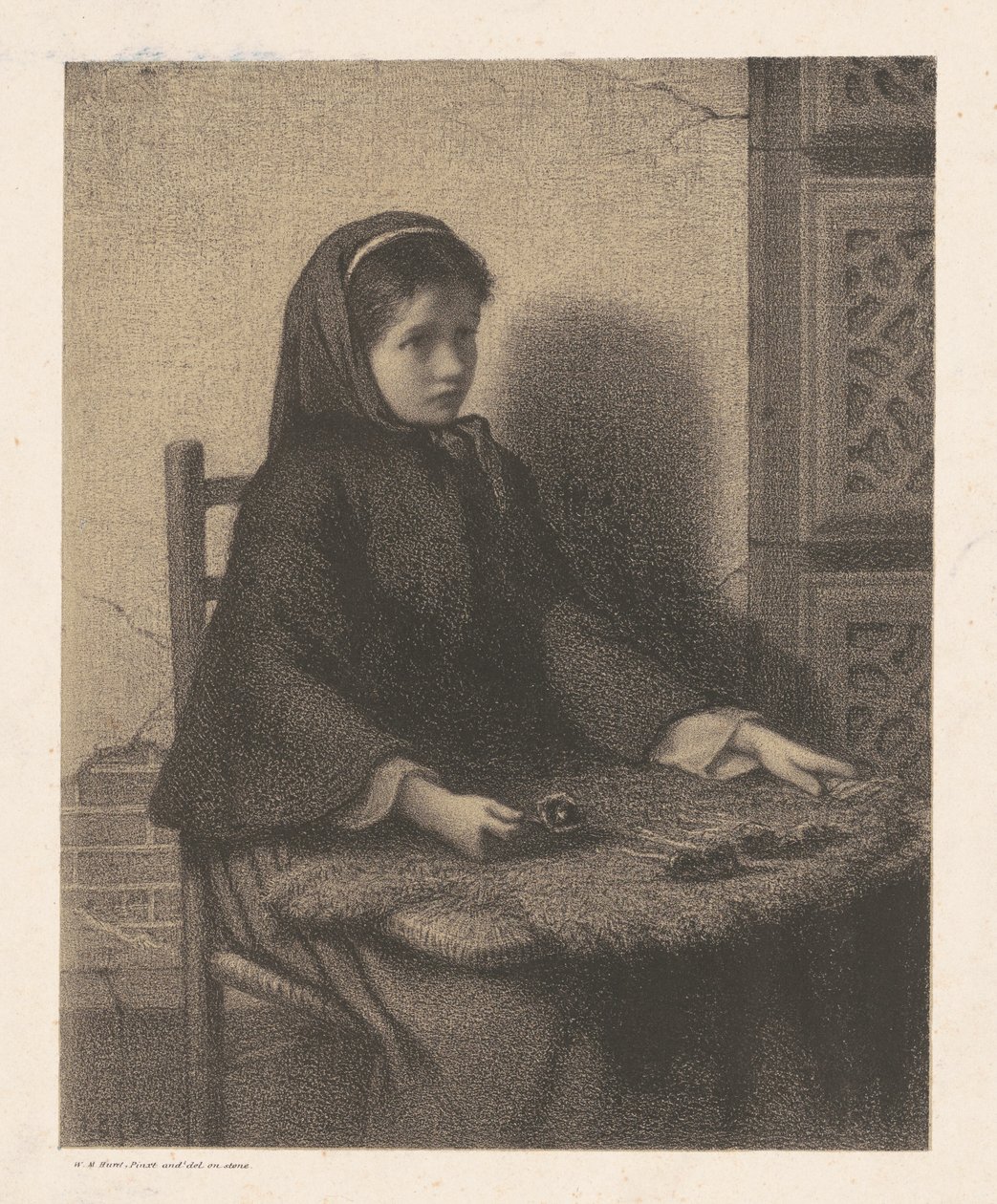 Violet Girl de William Morris Hunt