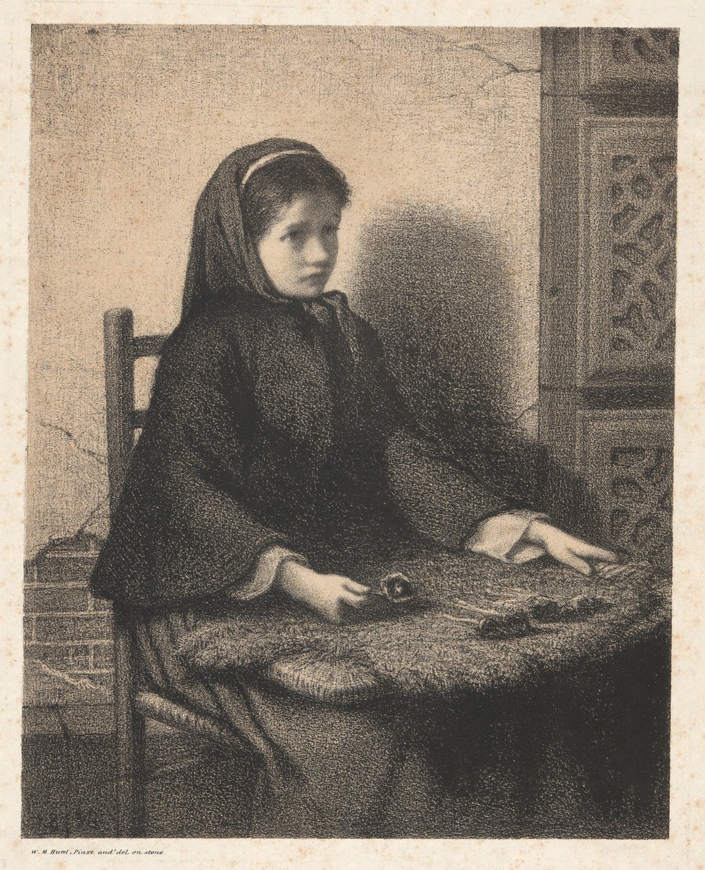 Violet Girl de William Morris Hunt
