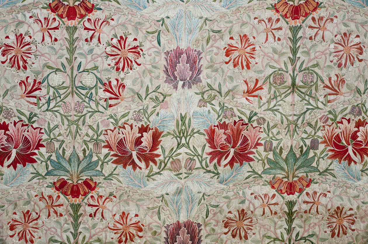Tecido decorativo, 1880. de William Morris Tapestry Works