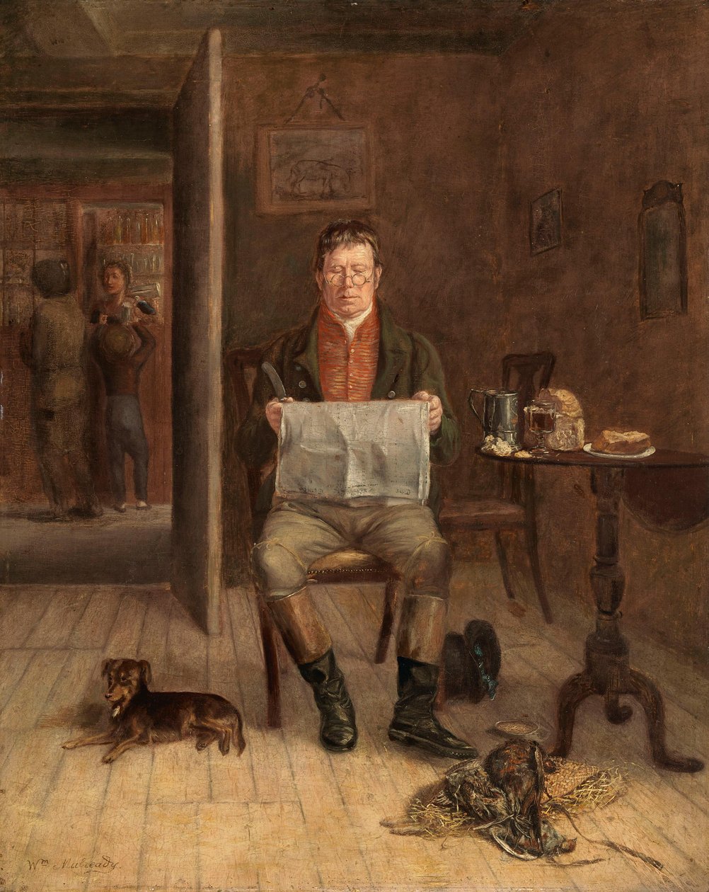 Um escudeiro numa taberna de William Mulready
