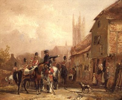 Tropas de Billeting de William Mulready