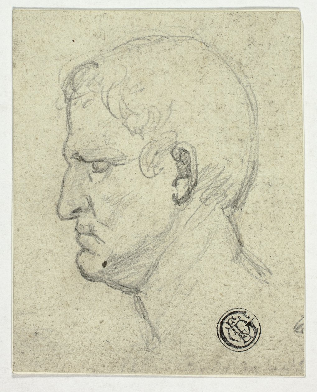 Cabeça do imperador romano de William Mulready