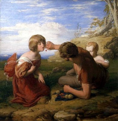Abra sua boca e feche os olhos de William Mulready