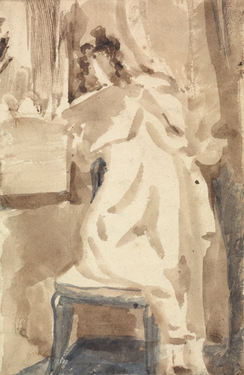 Estudo para uma Leitura de Meninas de William Mulready