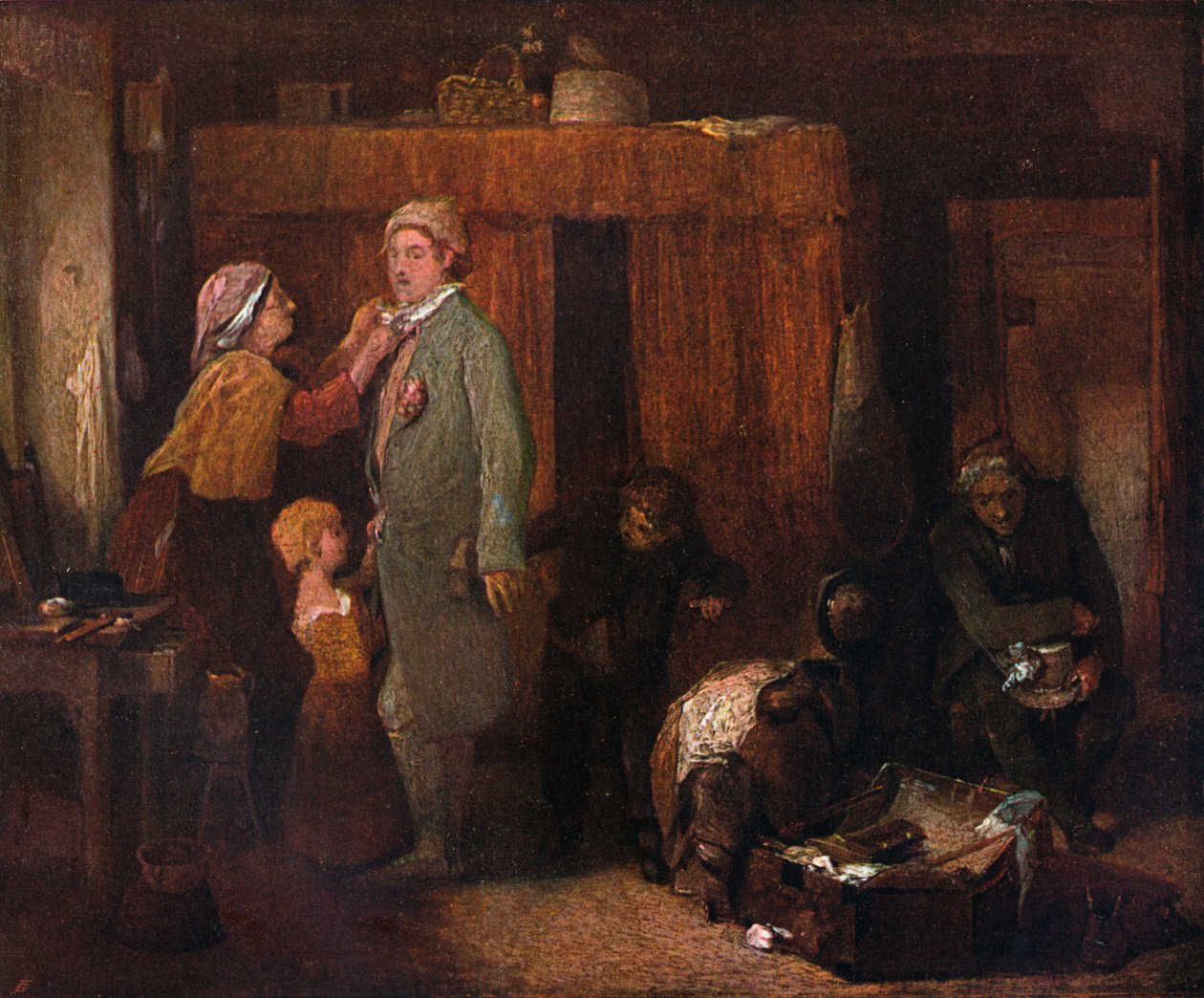 O dia do casamento, c1845 1904 de William Mulready