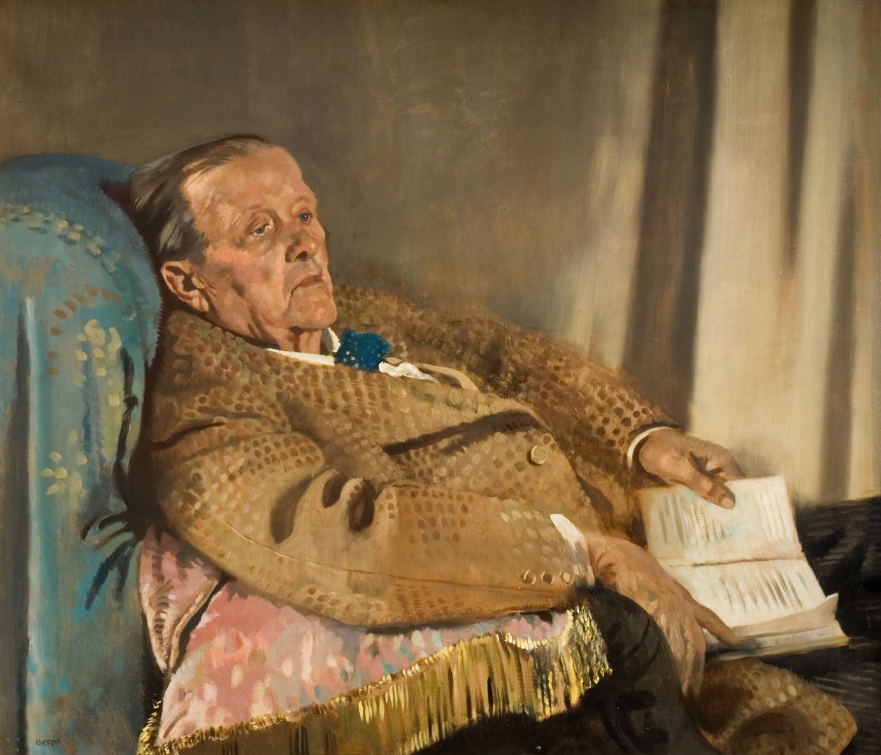 Retrato de Sir Edwin Ray Lankester 1847-1929, 1928.   de William Newenham Montague Orpen