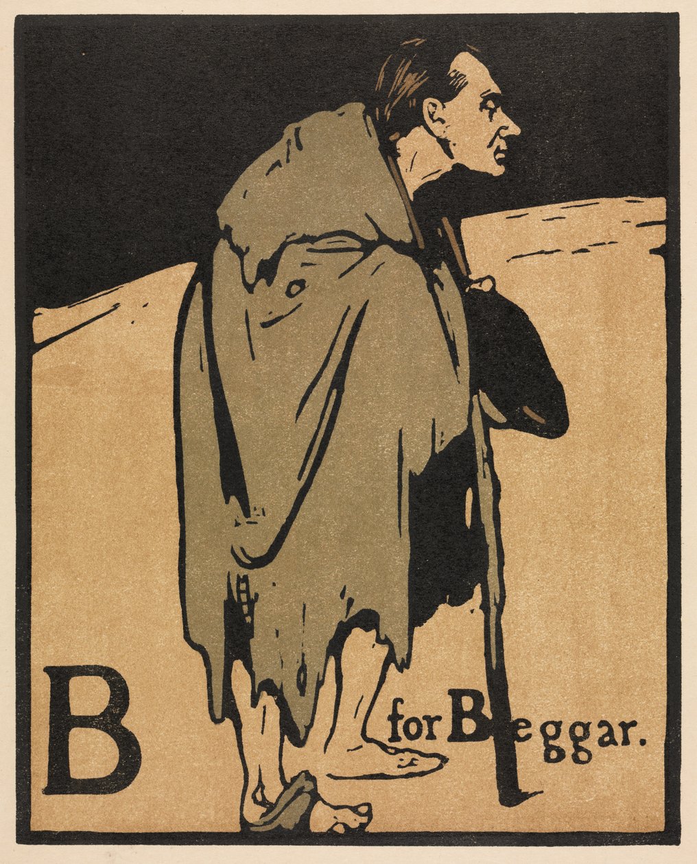 Um alfabeto: B é para mendigo de William Nicholson
