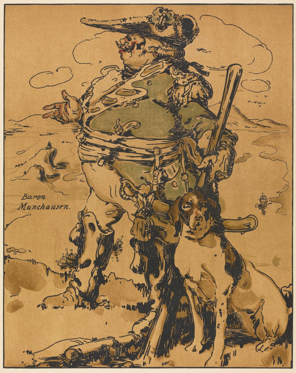 Personagens do Romance: Barão Munchausen de William Nicholson