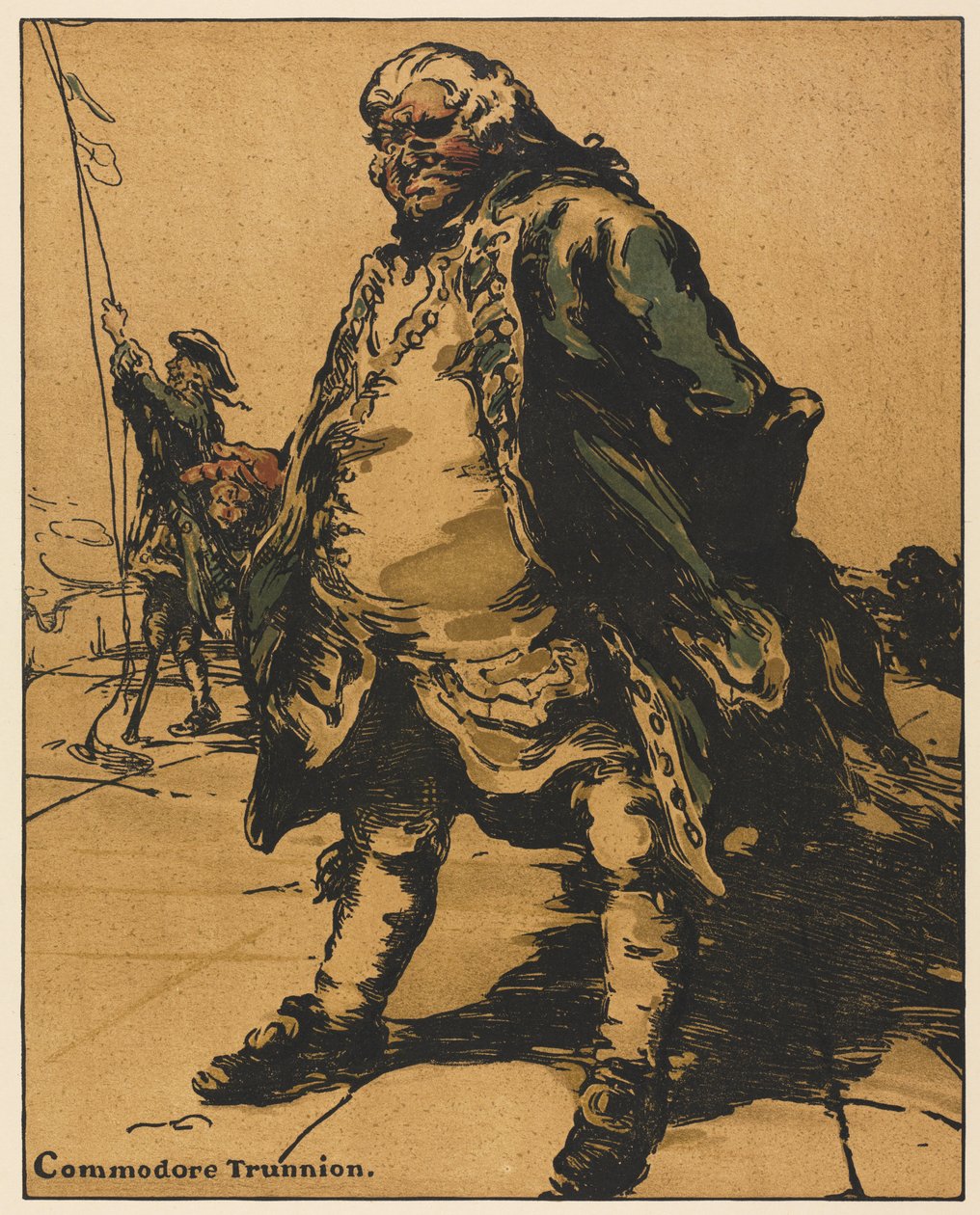 Personagens do Romance: Comodoro Trunnion de William Nicholson