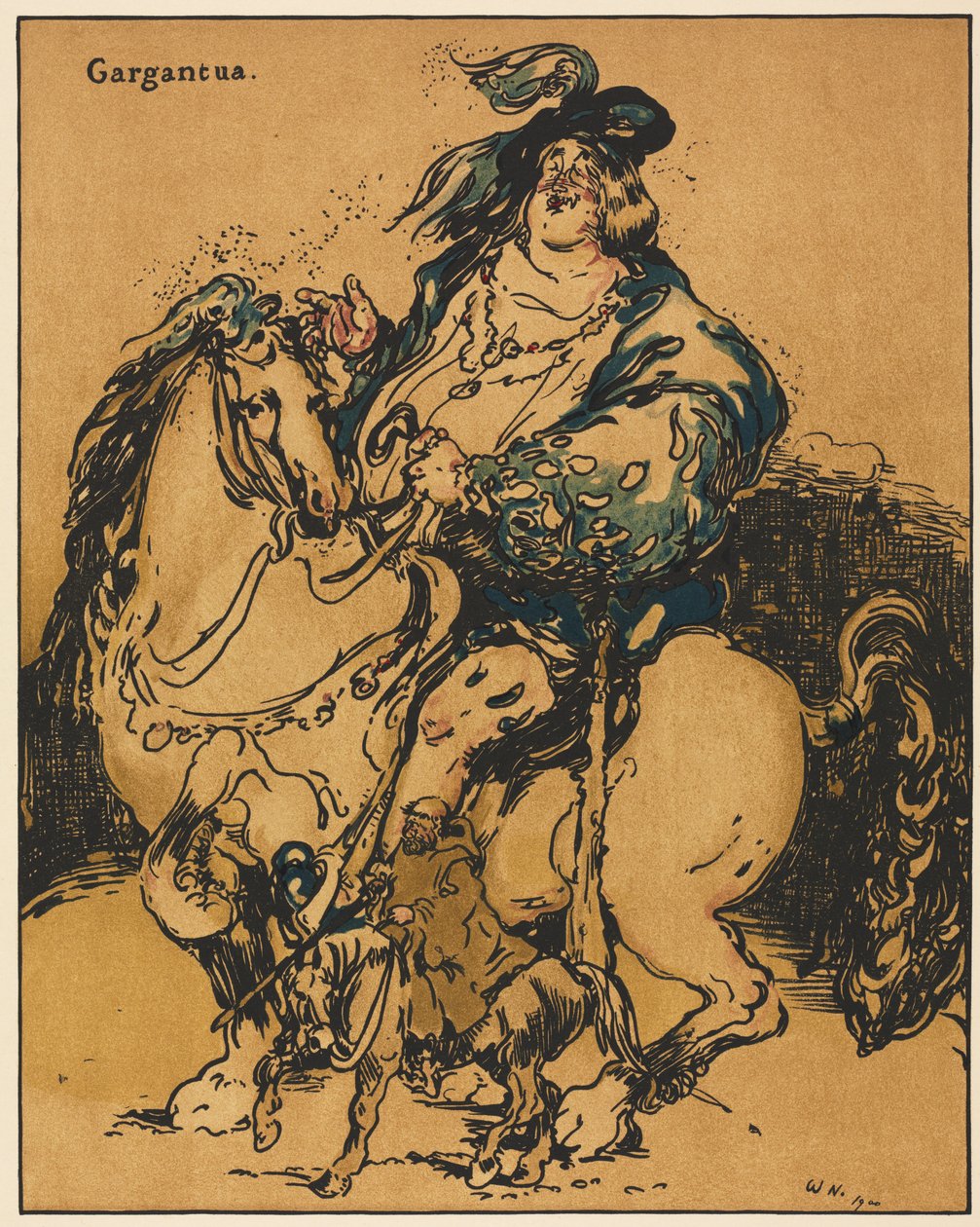 Personagens do Romance: Gargantua de William Nicholson