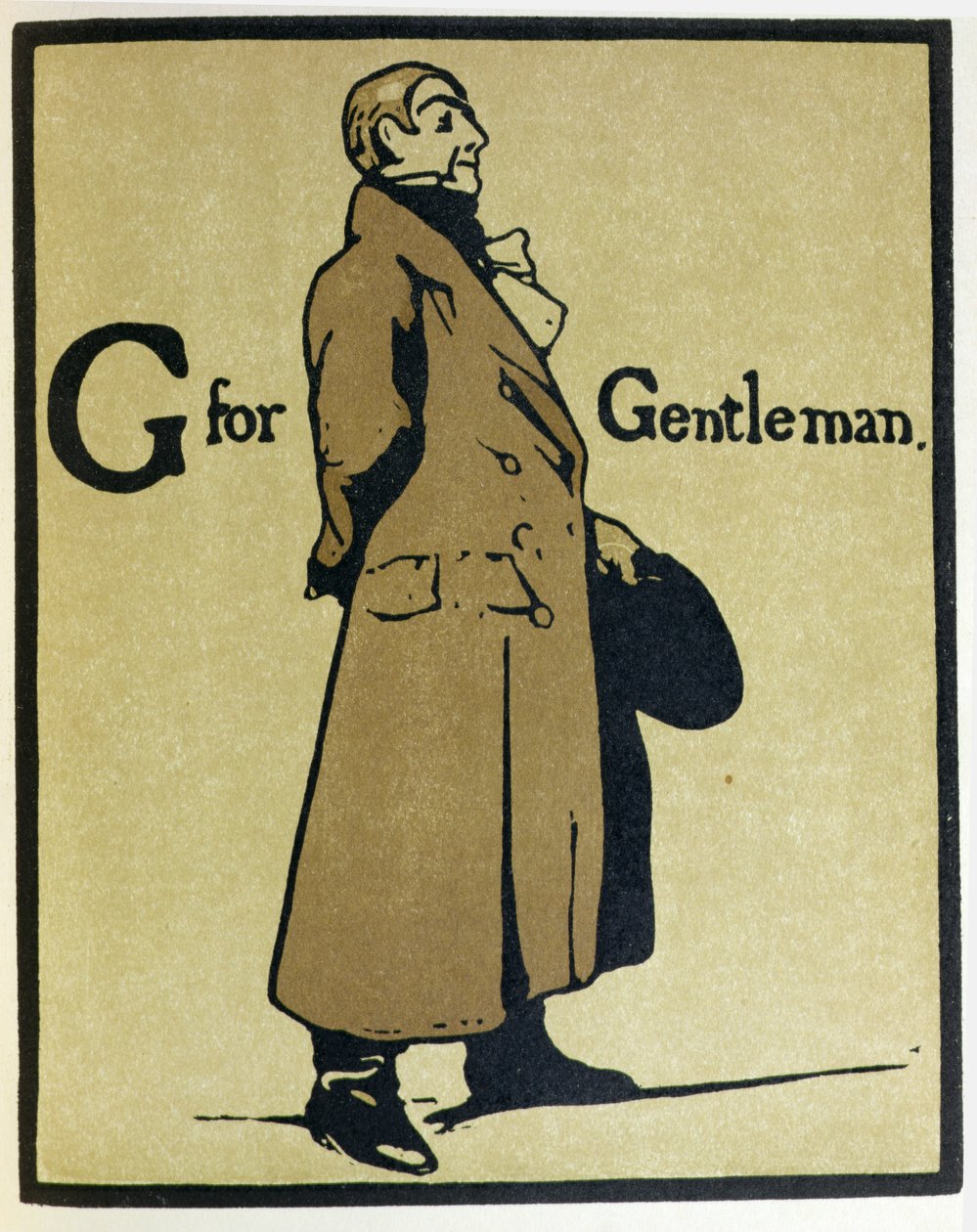 G é para Gentleman, ilustração de 
