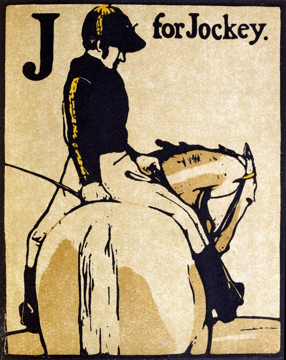J para Jockey, ilustração de 