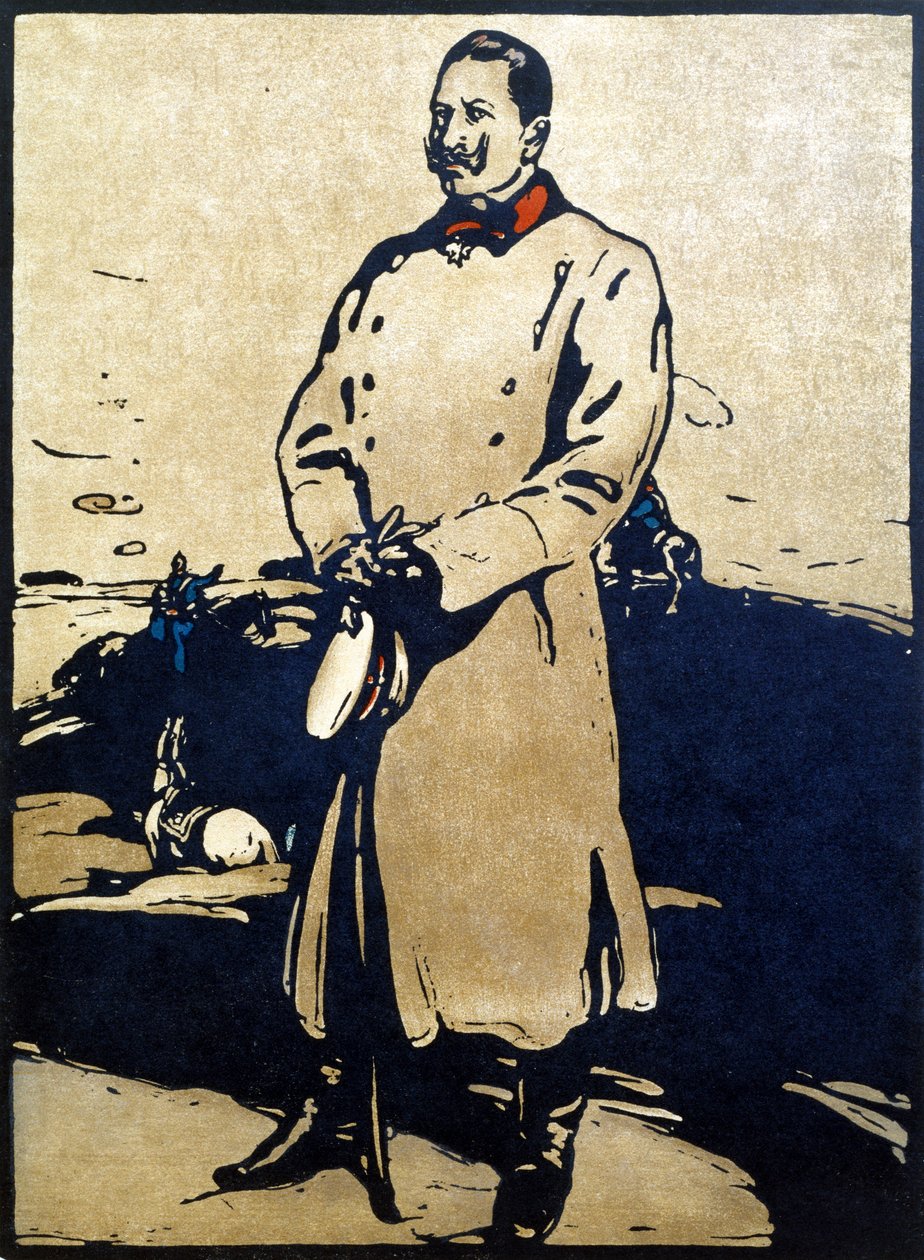 Kaiser Wilhelm II (1859-1941) ilustração de 